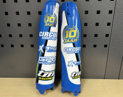 TM Racing fork guards USD FORK (USED) + Decals