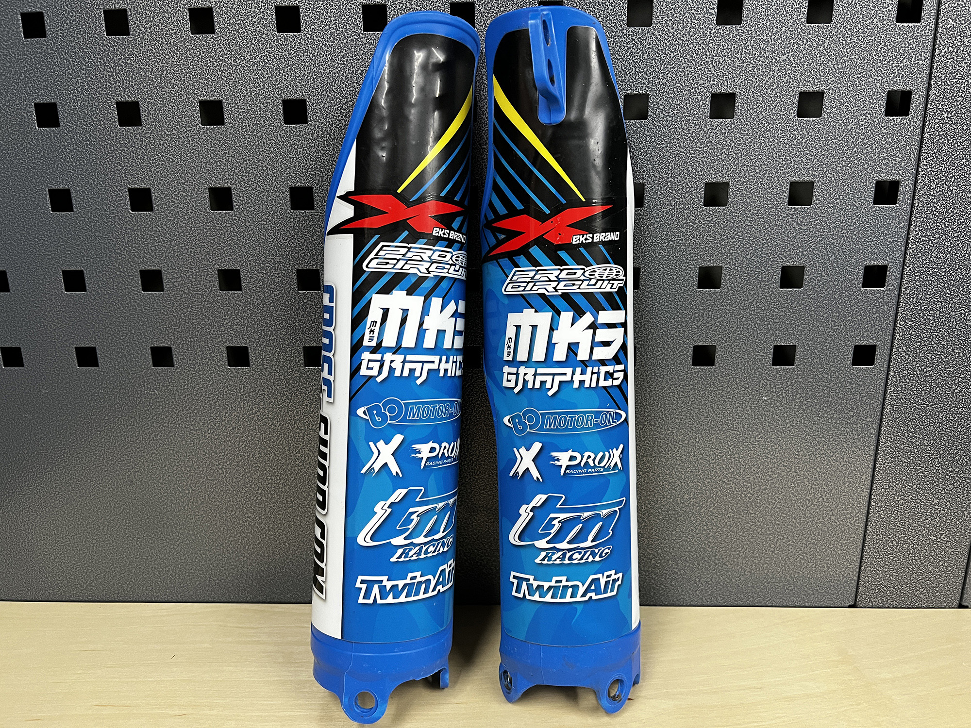 TM Racing fork guards USD FORK (USED) + Decals - 1